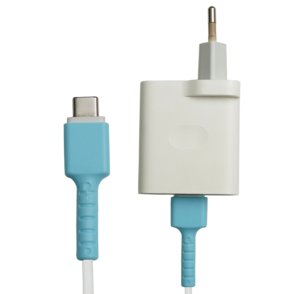 Android Yeni Nesil (Type-C) Kablo Koruyucu – Mavi [100 Adet]