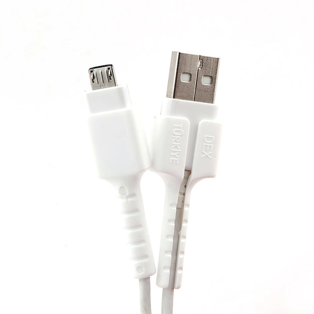 Android Micro USB Kablo Koruyucu – Beyaz [100 Adet]