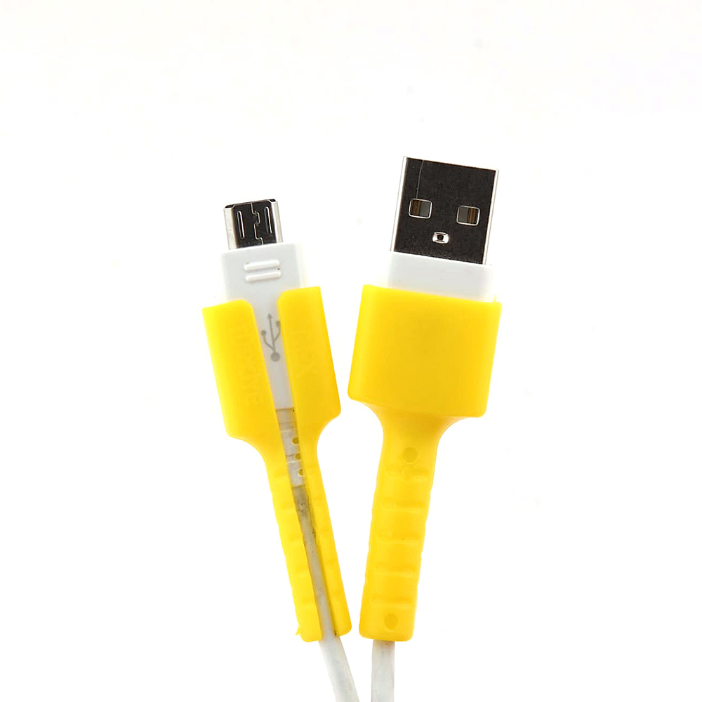 Android Micro USB Kablo Koruyucu – Sarı [100 Adet]